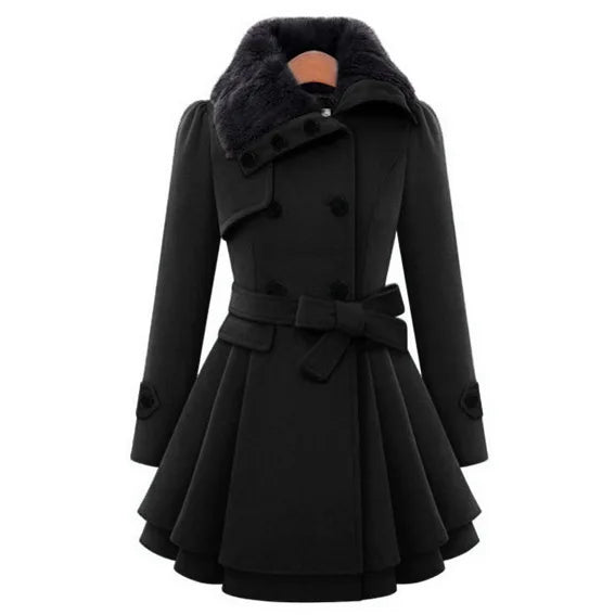 Natalie - Wool Trench Coat