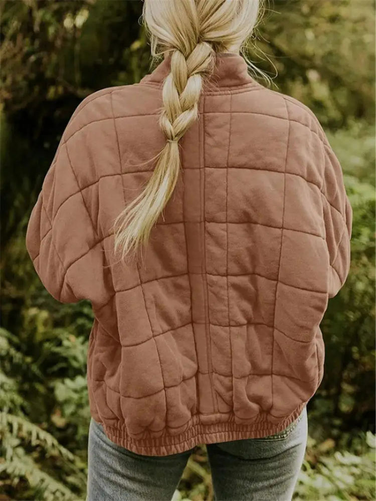 Women's Quilted Lightweight Jacket with Pockets