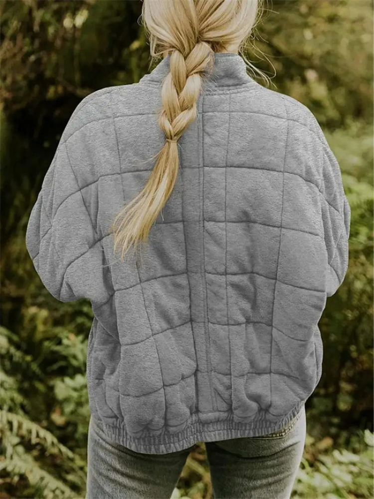 Women's Quilted Lightweight Jacket with Pockets