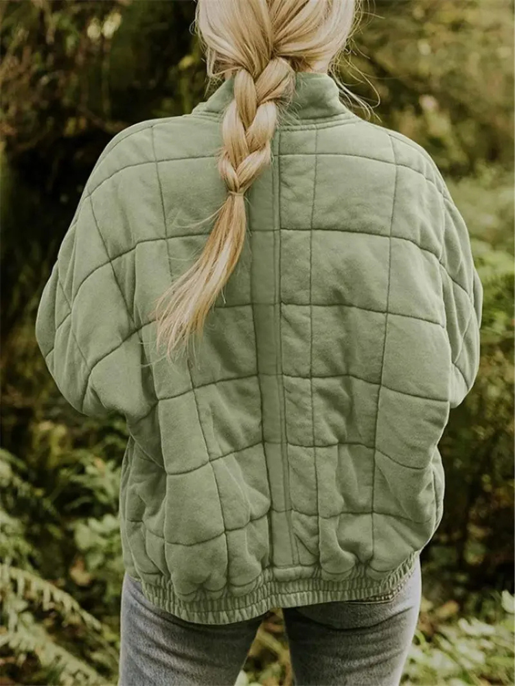 Women's Quilted Lightweight Jacket with Pockets