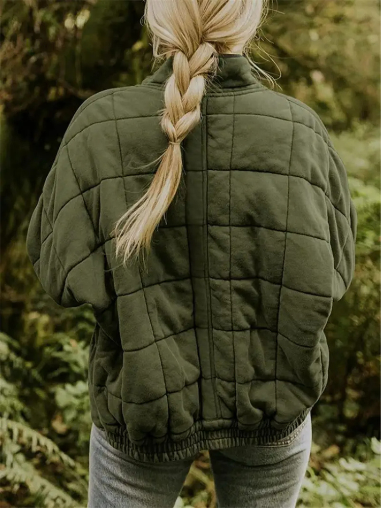 Women's Quilted Lightweight Jacket with Pockets