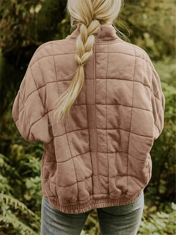 Women's Quilted Lightweight Jacket with Pockets