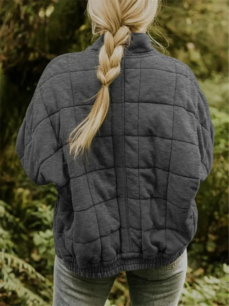 Women's Quilted Lightweight Jacket with Pockets