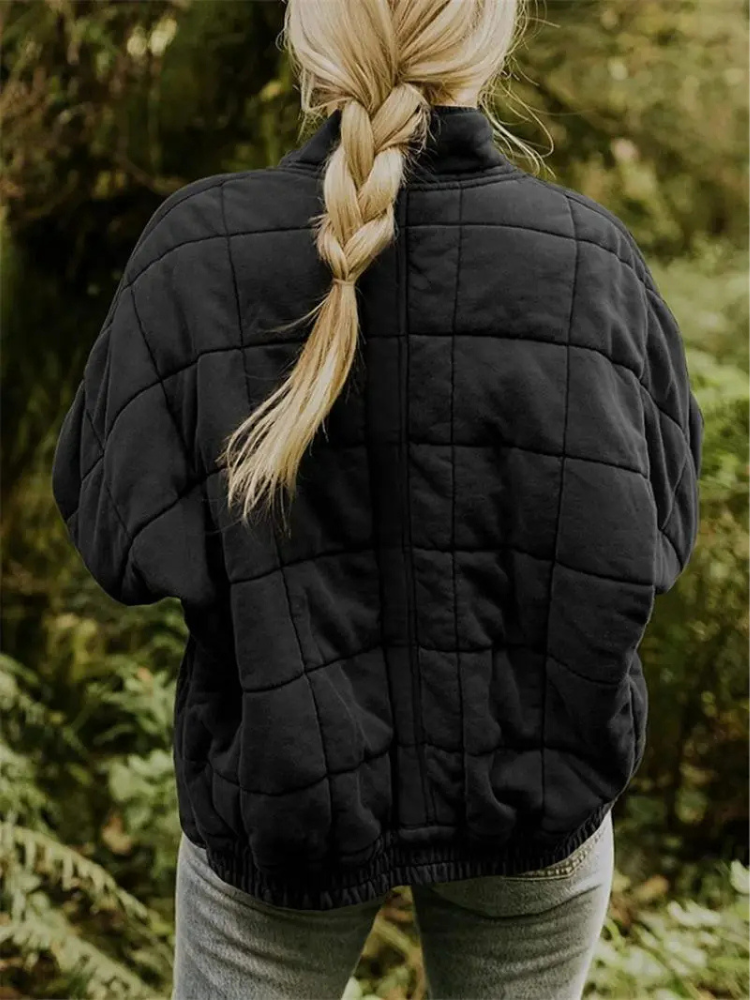Women's Quilted Lightweight Jacket with Pockets