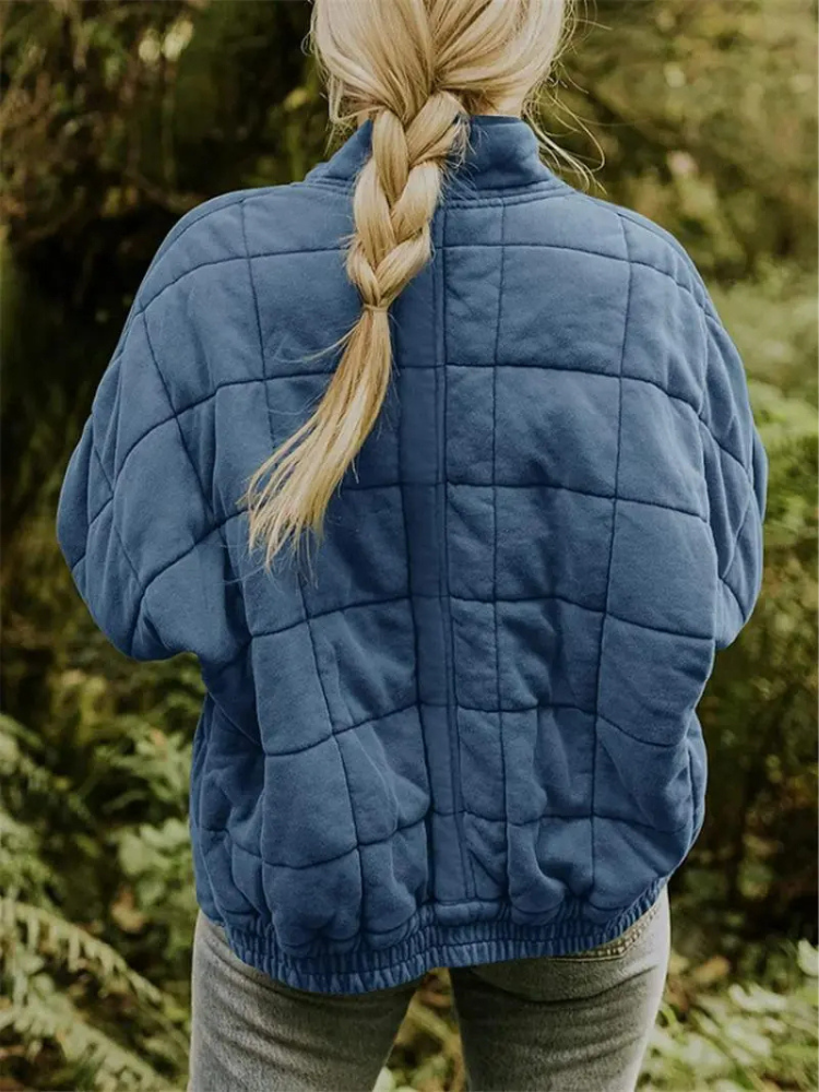 Women's Quilted Lightweight Jacket with Pockets