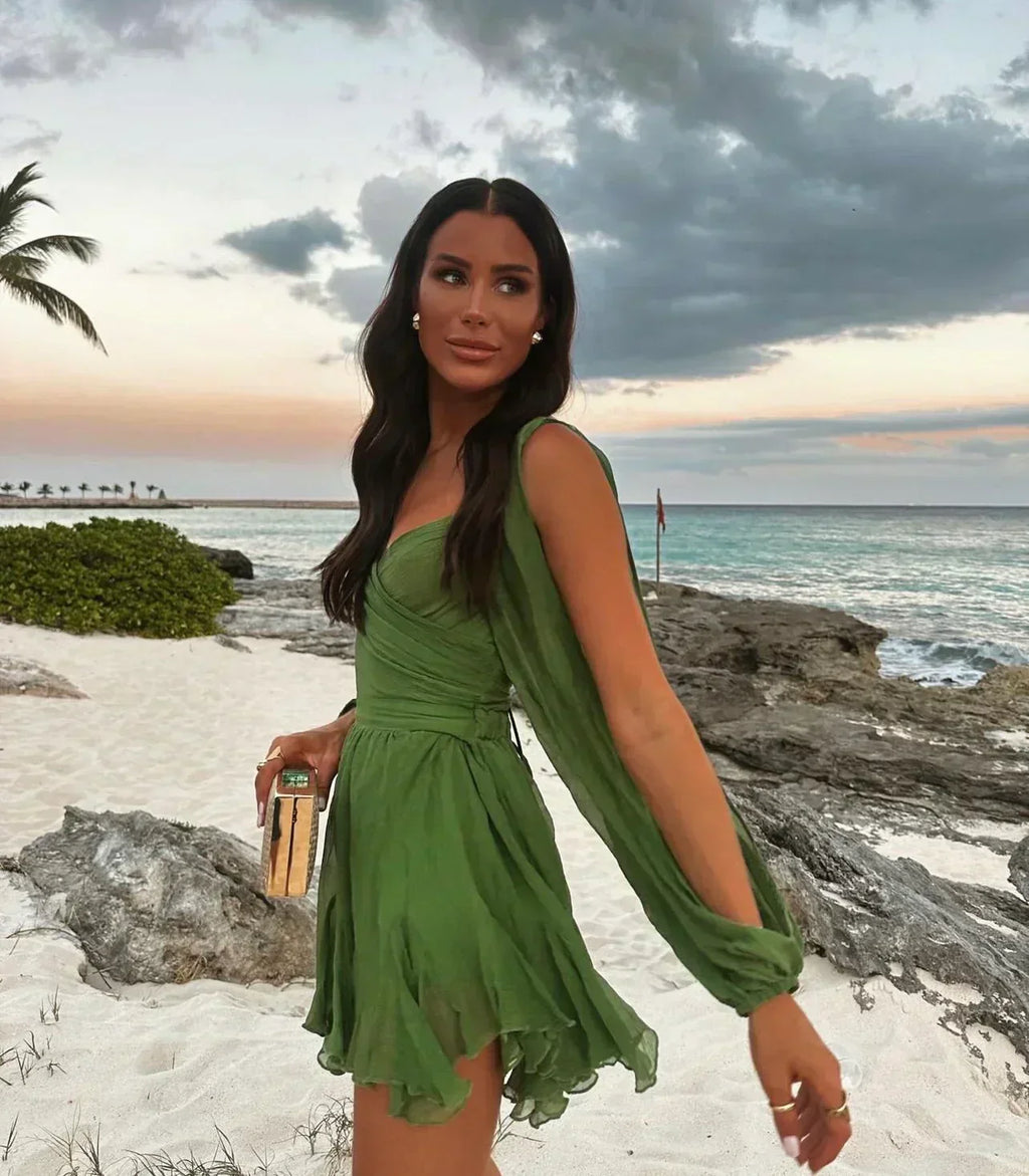 Stella - Wrap Mini Dress