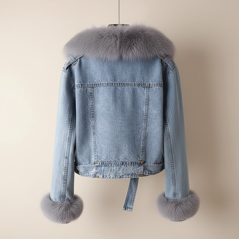 Chloe - Cropped Denim Jacket