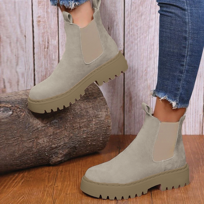 Olivia - Chunky Ankle Boots