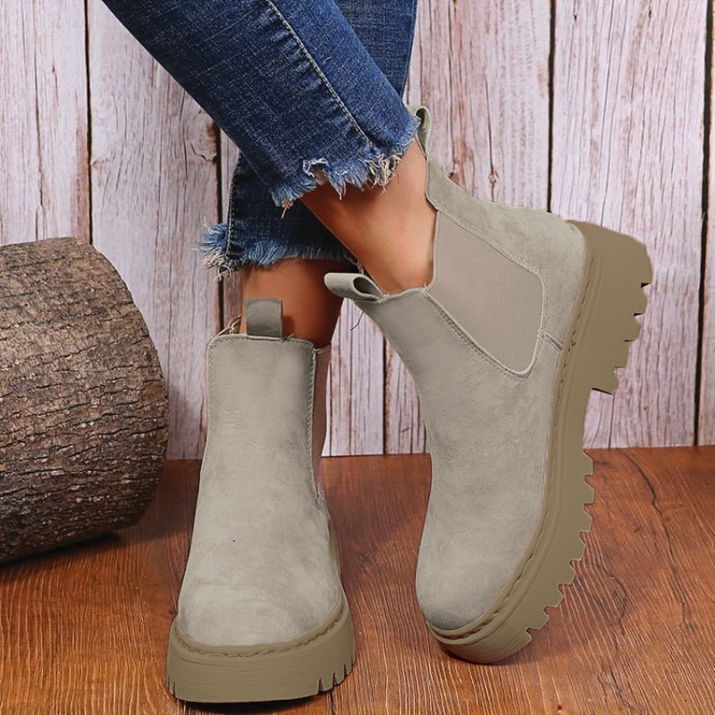 Olivia - Chunky Ankle Boots