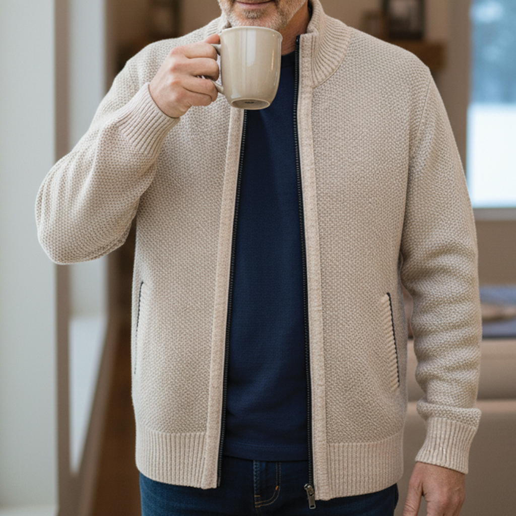 Jordan - Knit Zip Sweater