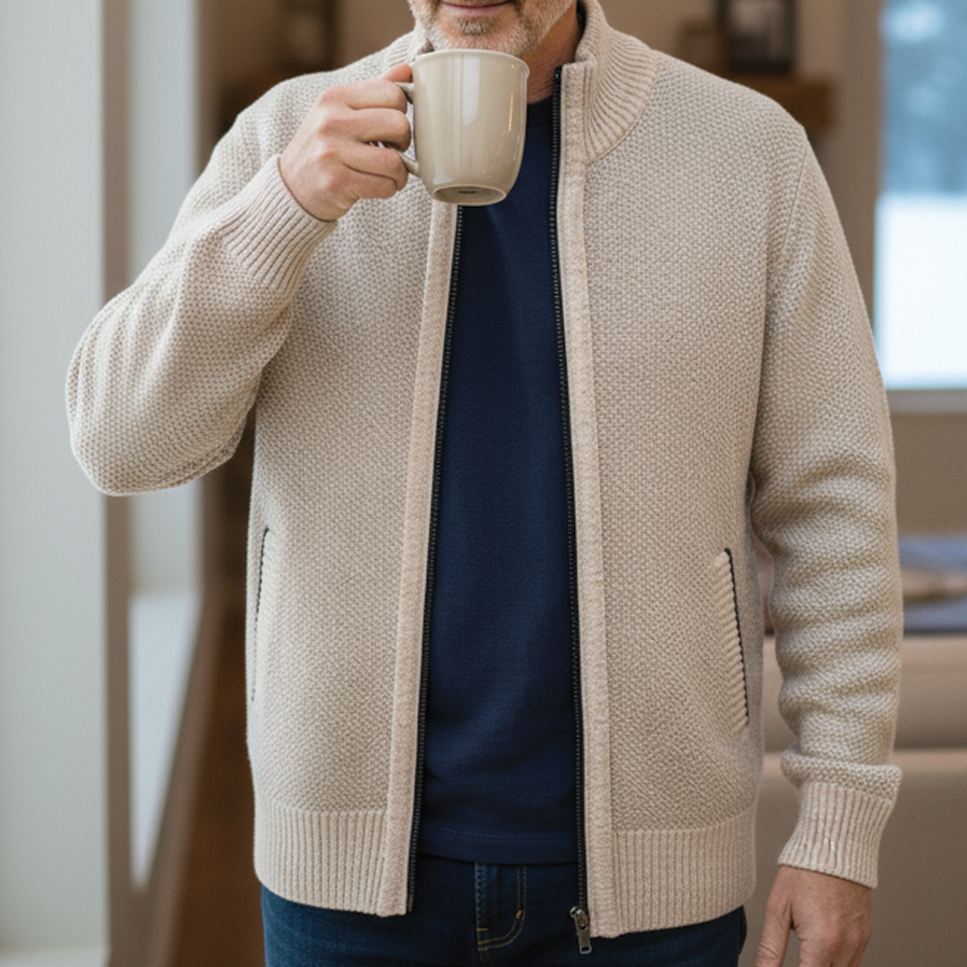 Jordan - Knit Zip Sweater