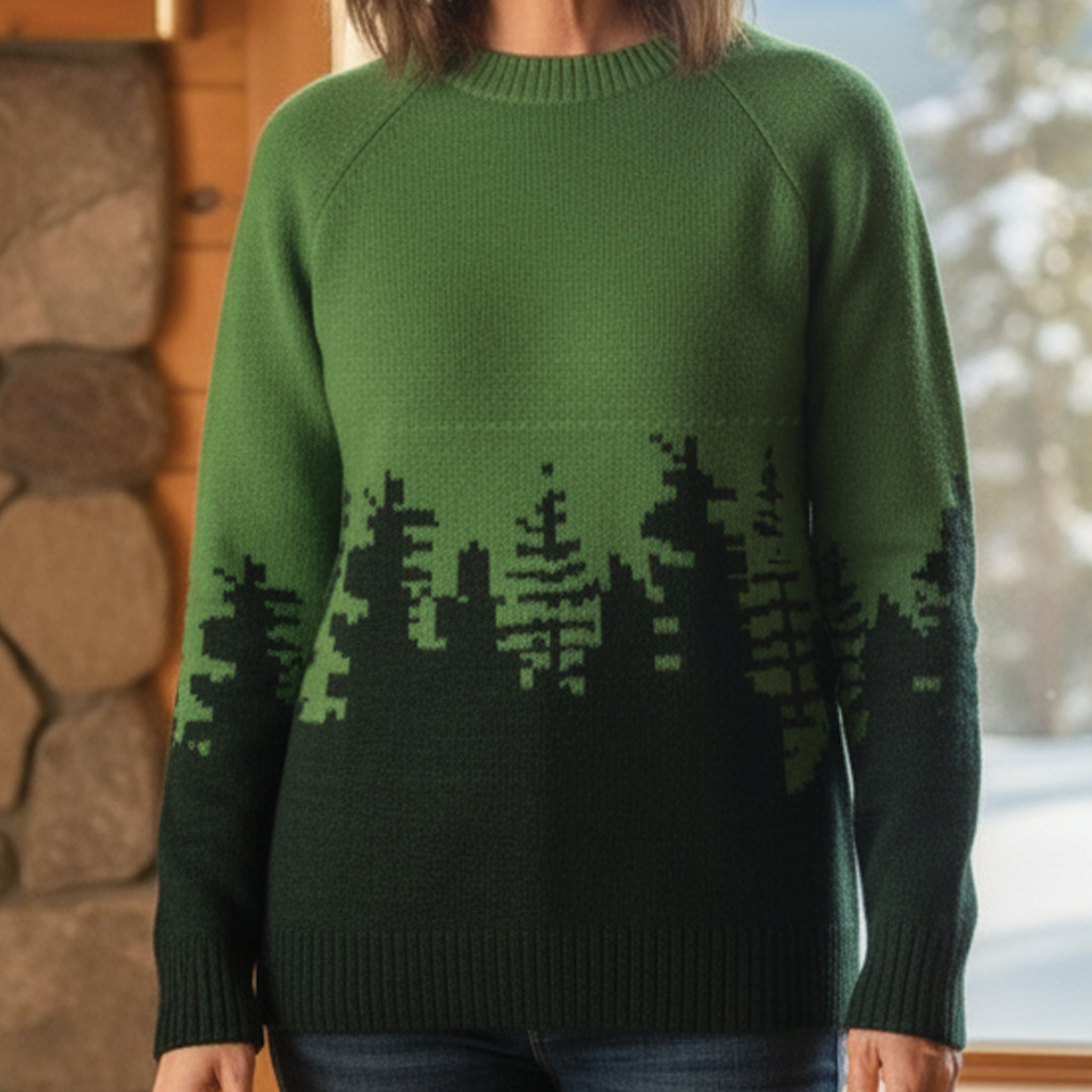 Christina - Patterned Knit Sweater