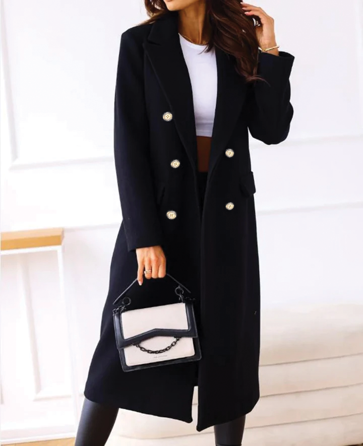 Karen - Fitted Wool Trench Coat
