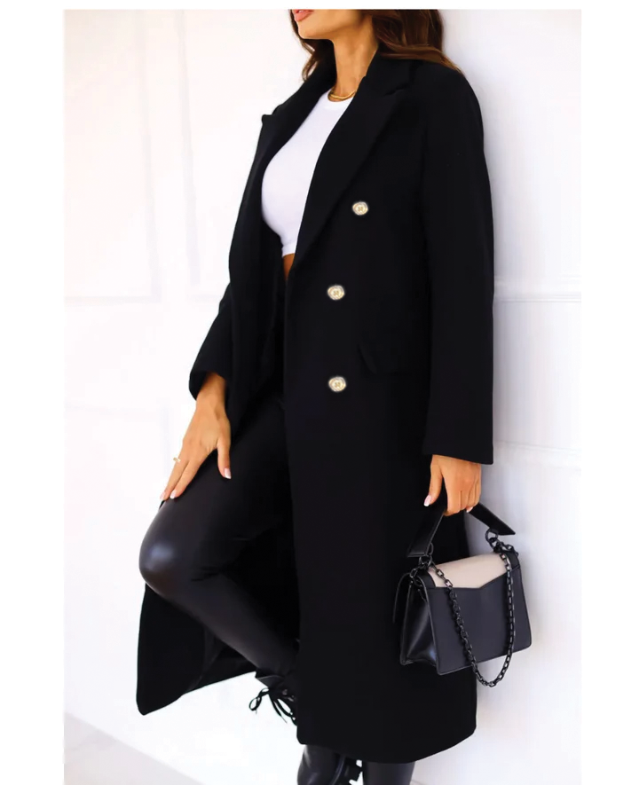 Karen - Fitted Wool Trench Coat
