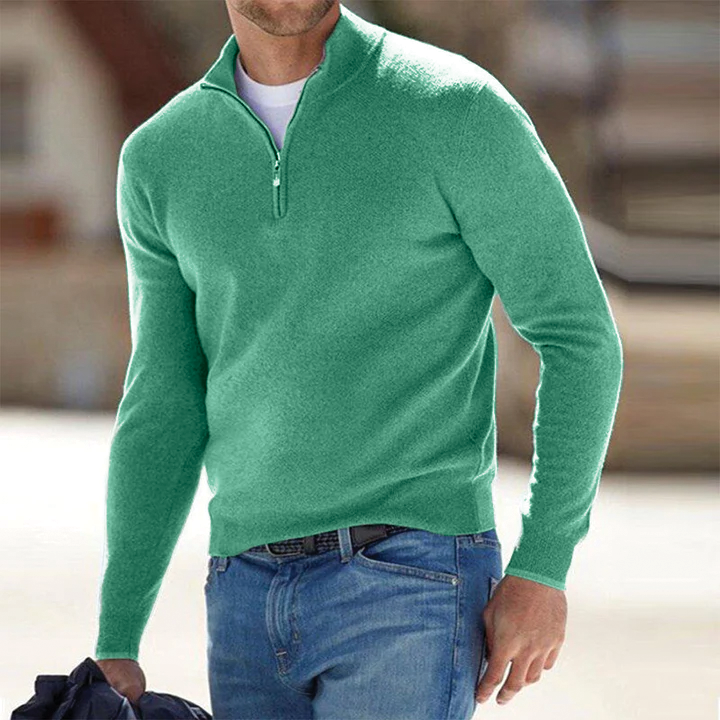 Maverick - Wool Half-Zip Sweater