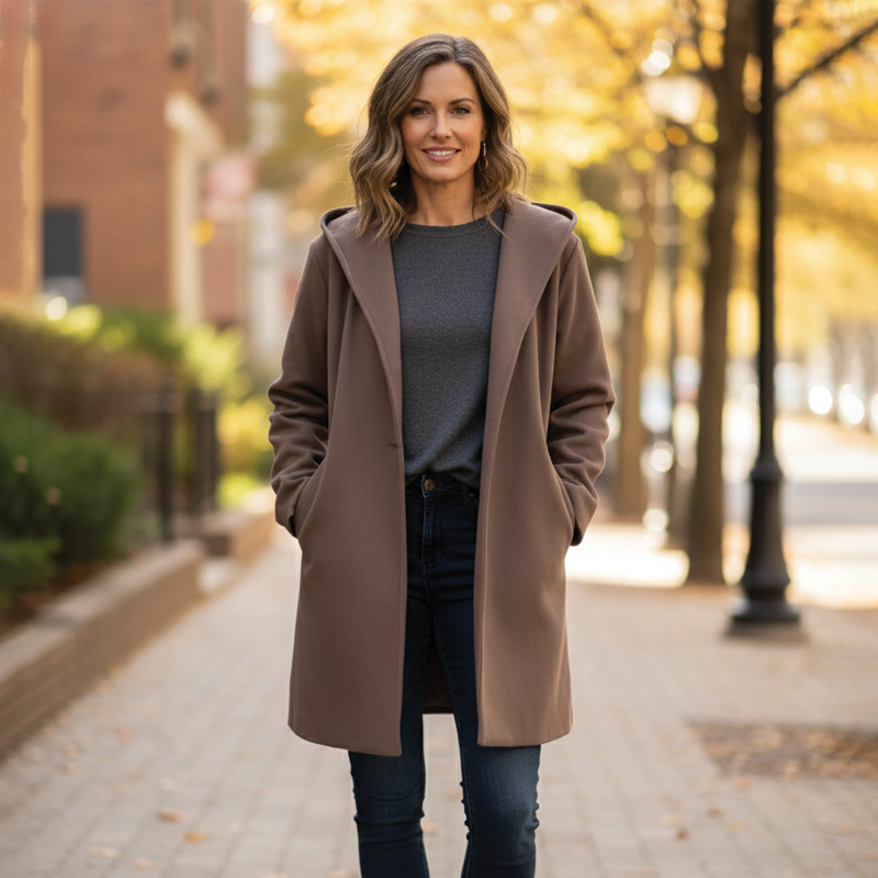 Erin – Oversized Hooded Coat
