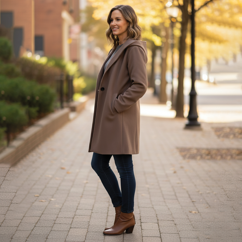 Erin – Oversized Hooded Coat