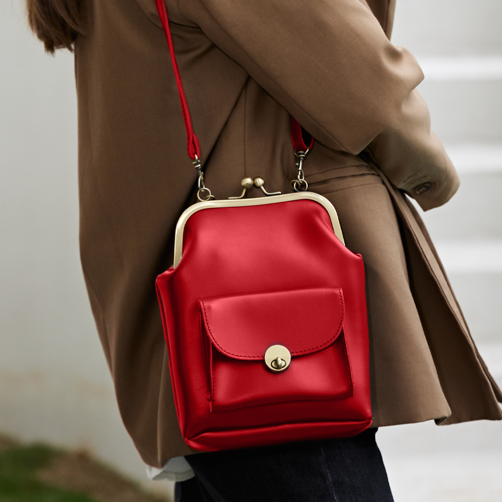 Diana - Vegan Leather Structured Handbag