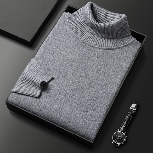 Logan - Cashmere Turtleneck Sweater