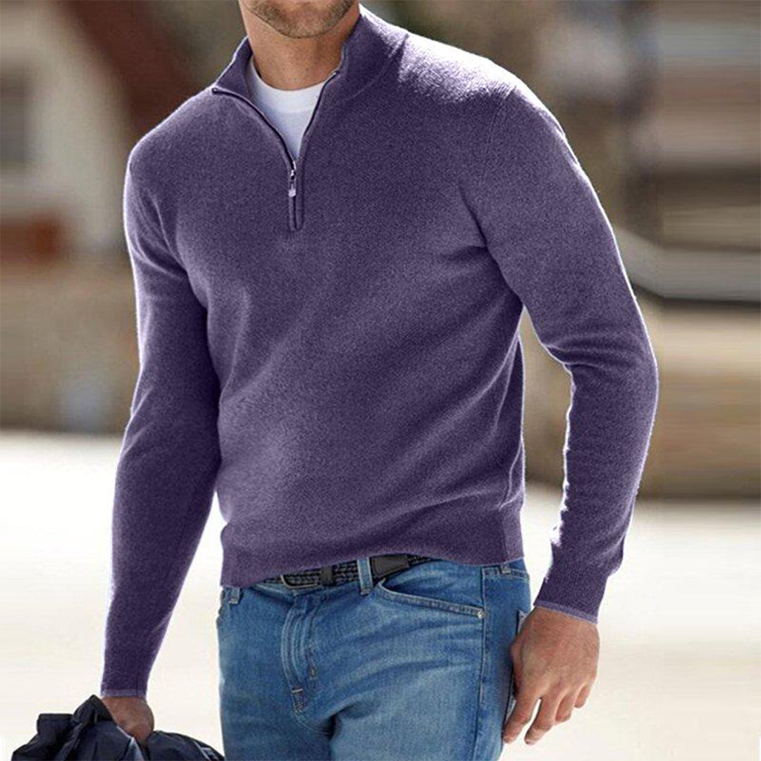 Maverick - Wool Half-Zip Sweater
