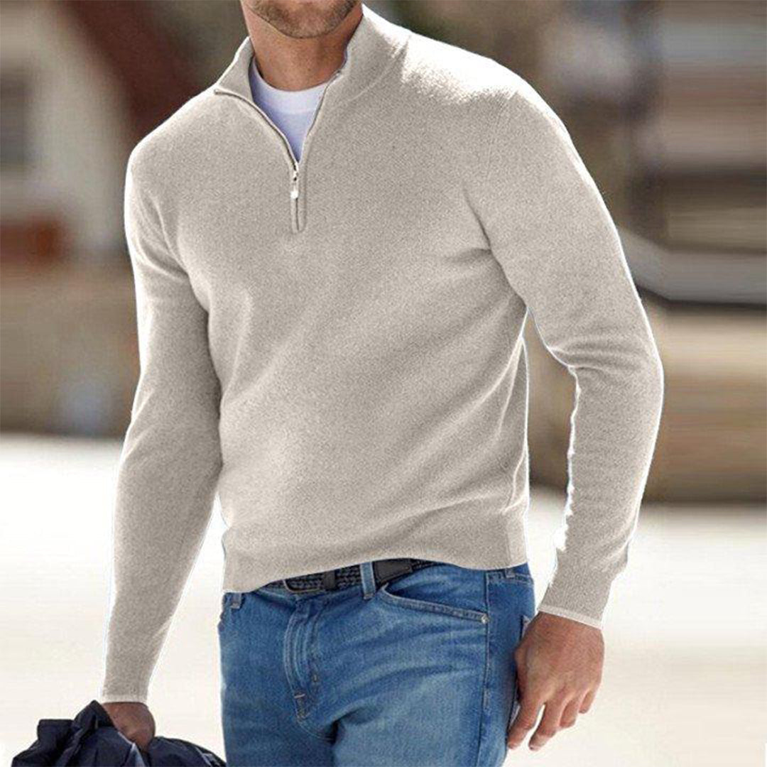 Maverick - Wool Half-Zip Sweater