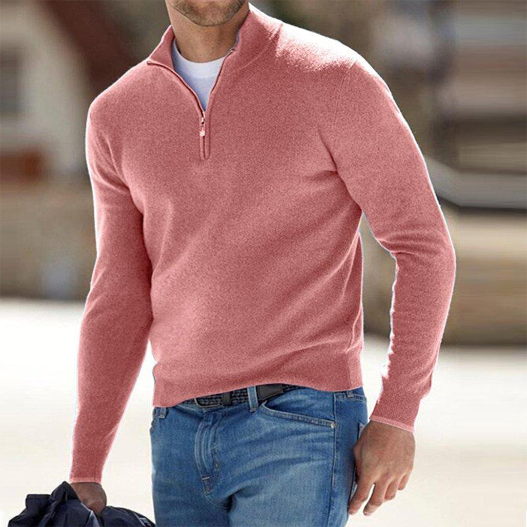 Maverick - Wool Half-Zip Sweater