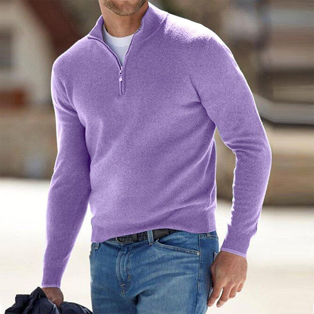 Maverick - Wool Half-Zip Sweater