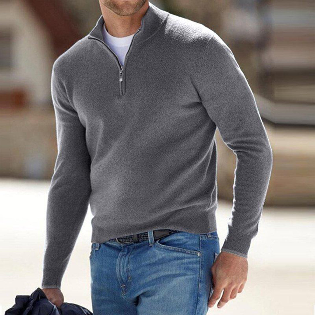 Maverick - Wool Half-Zip Sweater