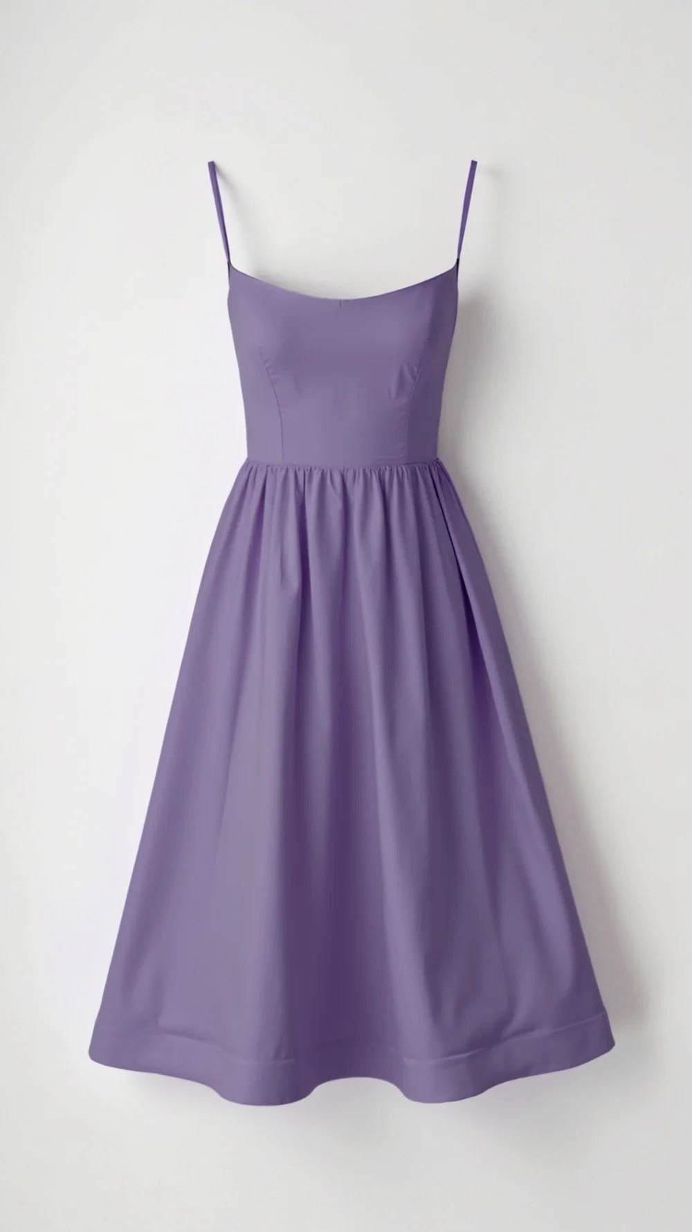 Abito midi a linea ad A con scollo a cuore da donna