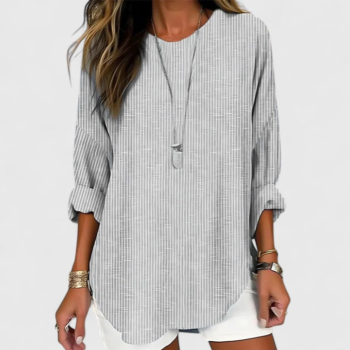 Blouse rayée Cressida pour femmes | Haut décontracté confortable