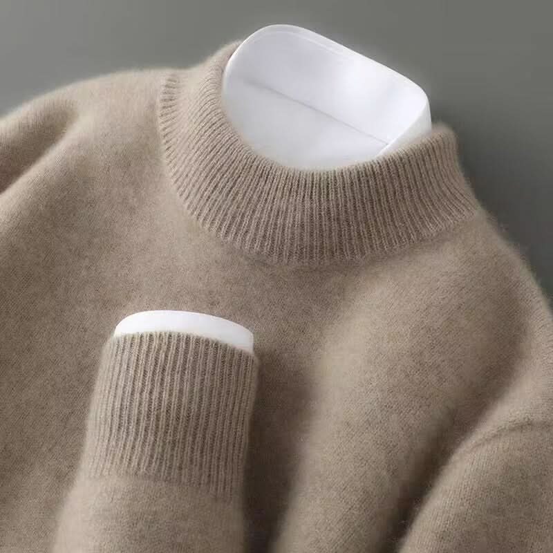 Women's Classic Knit Mock Neck Sweater