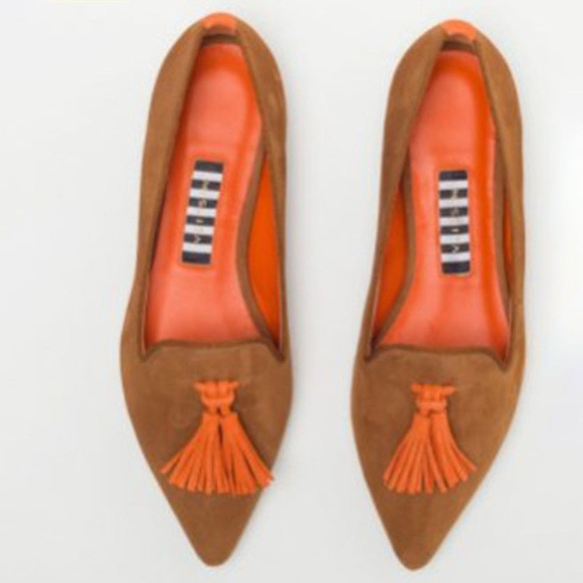 Women’s Leopard Print Tassel Slip-On Loafers