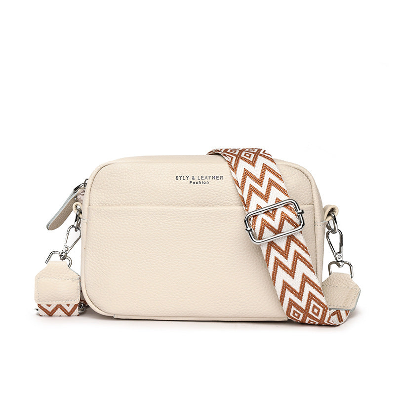 Stella - Pebbled Leather Crossbody Bag