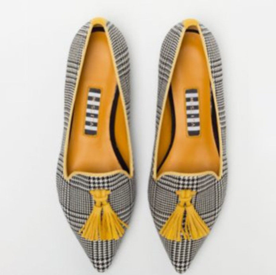 Women’s Leopard Print Tassel Slip-On Loafers