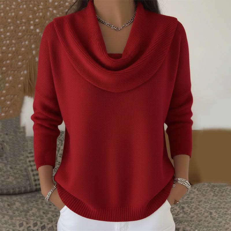 Women's Cowl Neck Cozy Knit Sweater