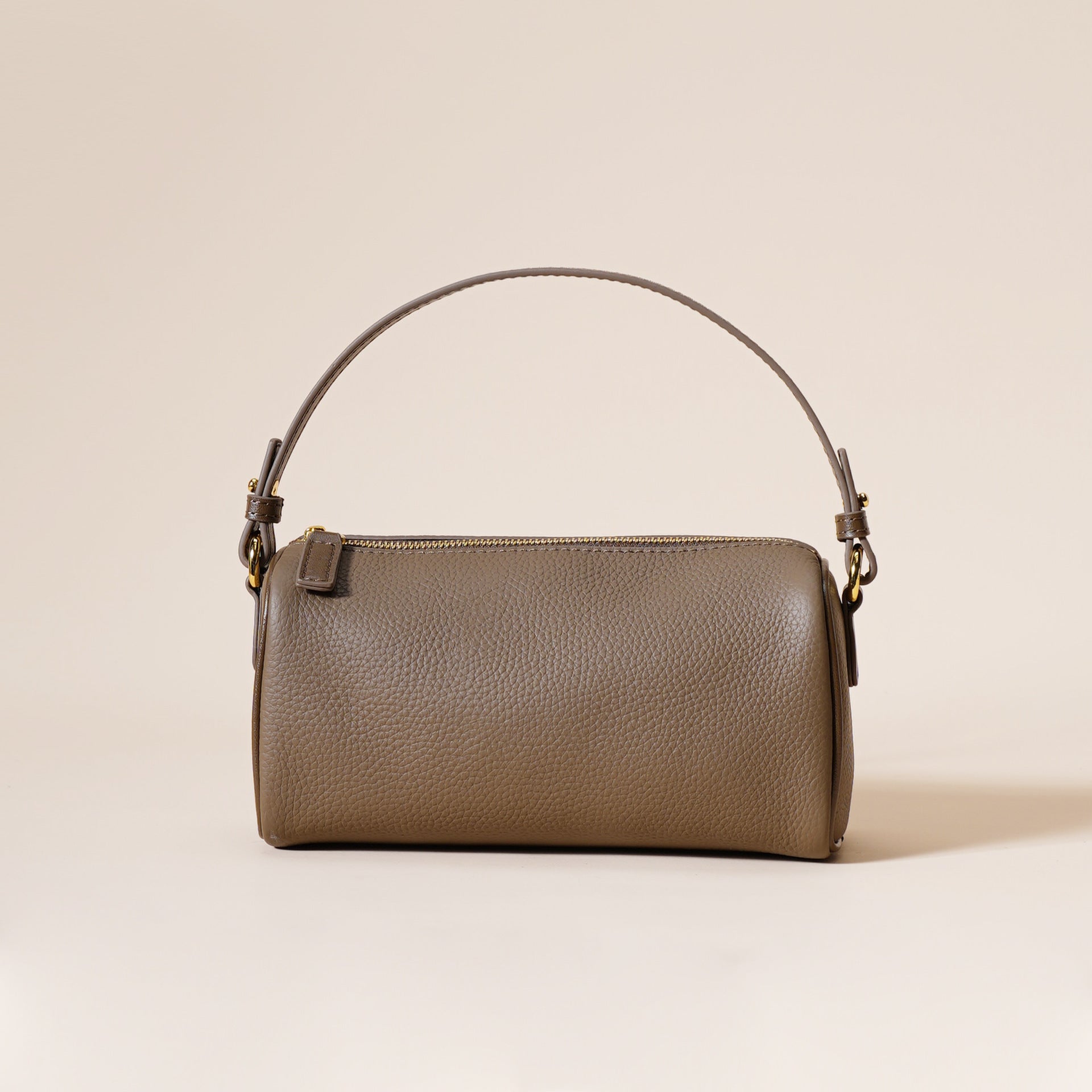 Angela - Shoulder Leather Baguette Bag