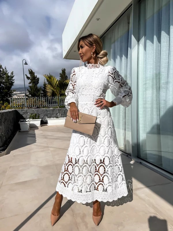 Elegant Lace Bodycon Dress for Women - Stylish and Chic