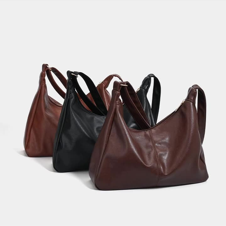Judith - Vegan Leather Shoulder Hobo Bag