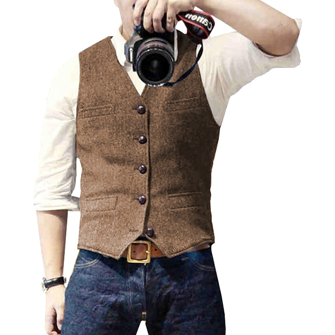 David - Casual Denim Vest