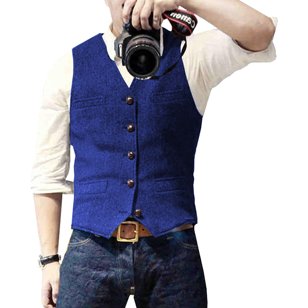 David - Casual Denim Vest