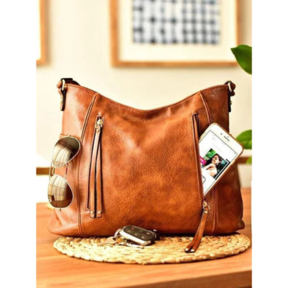 Colleen - Vegan Leather Hobo Bag