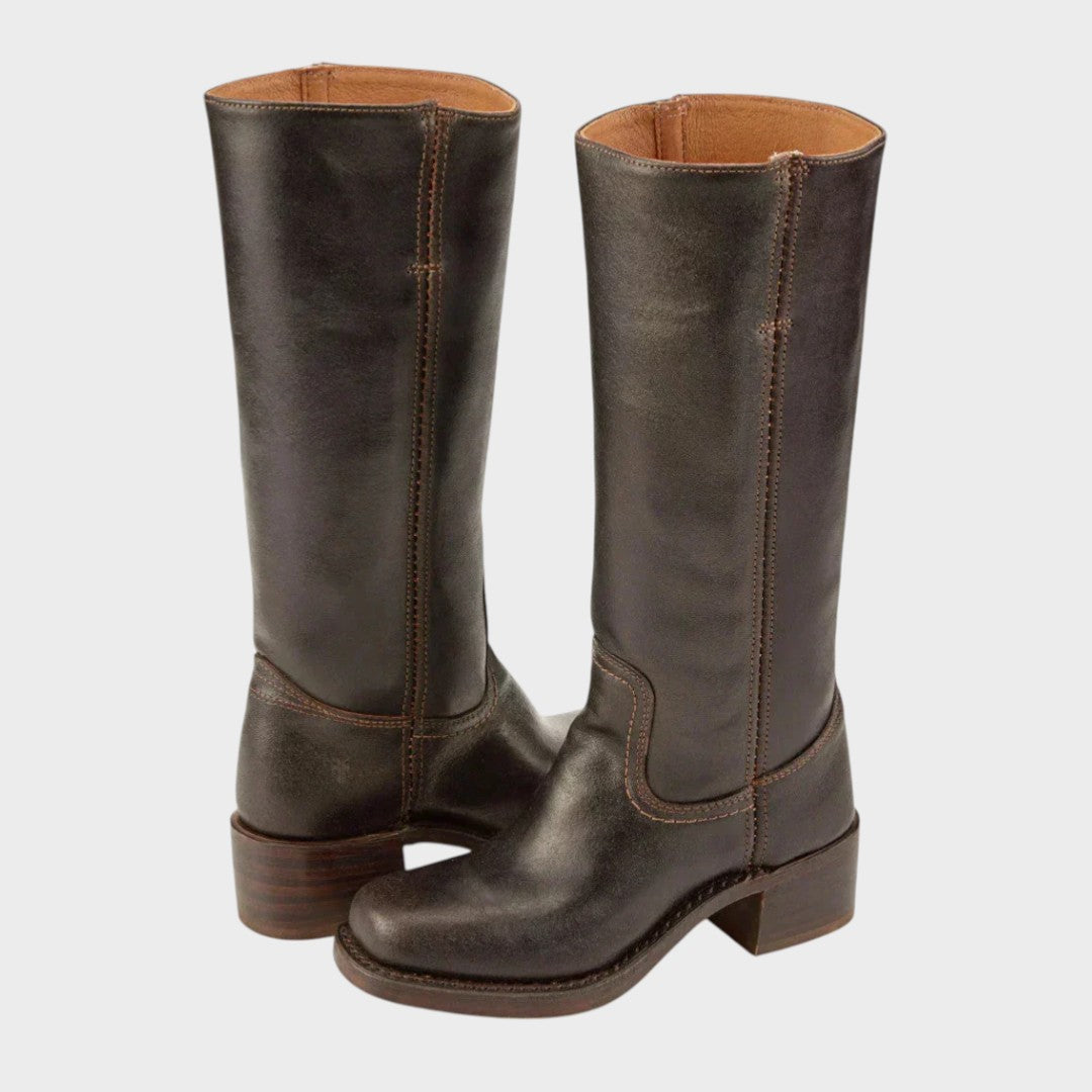 Botas vaqueras clásicas de estilo western para mujer
