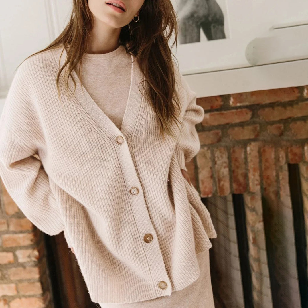 Luxurious Oversized Cashmere Cardigan