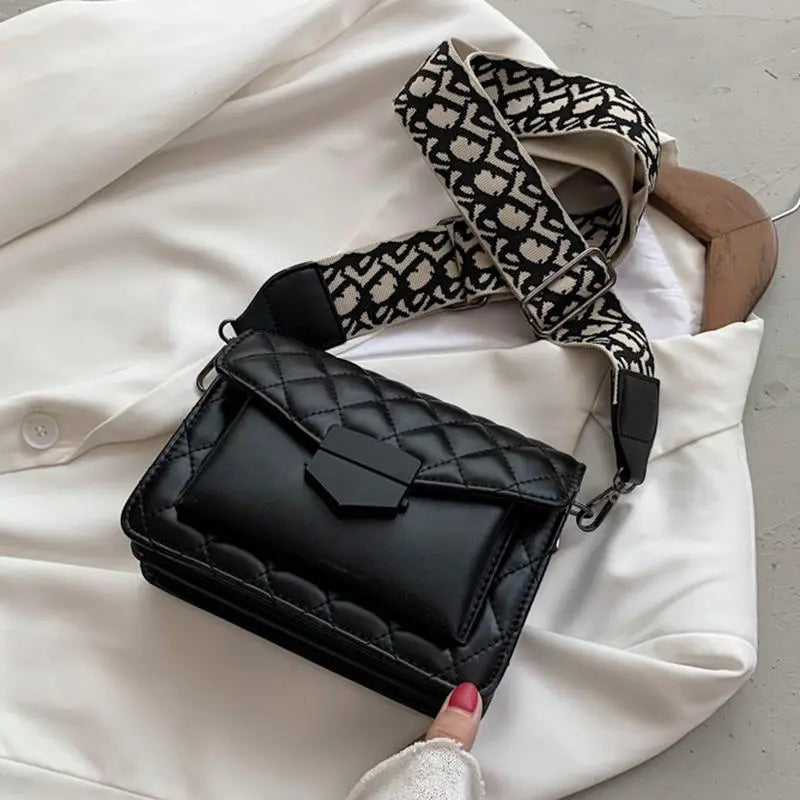 Kathryn - Vegan Leather Quilted Crossbody Bag