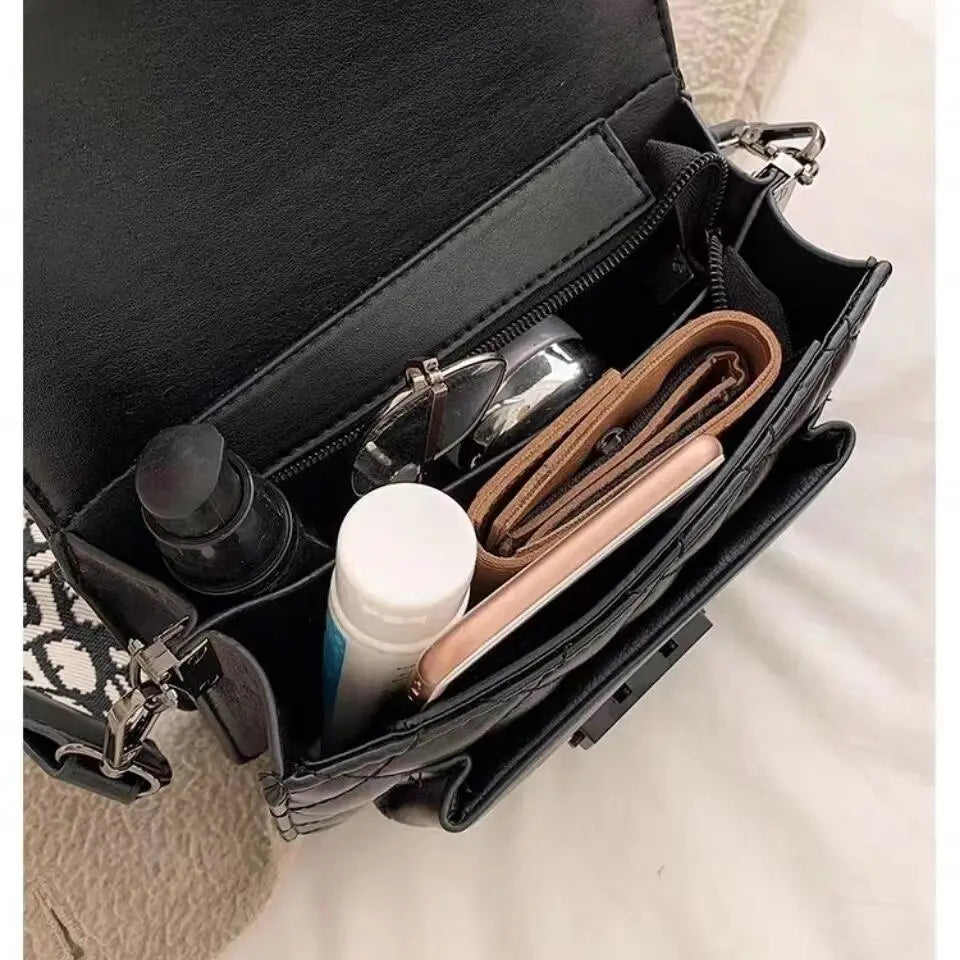 Kathryn - Vegan Leather Quilted Crossbody Bag