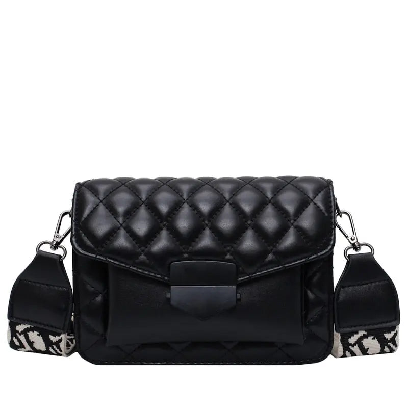 Kathryn - Vegan Leather Quilted Crossbody Bag