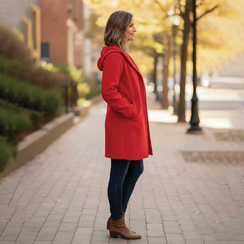 Erin – Oversized Hooded Coat