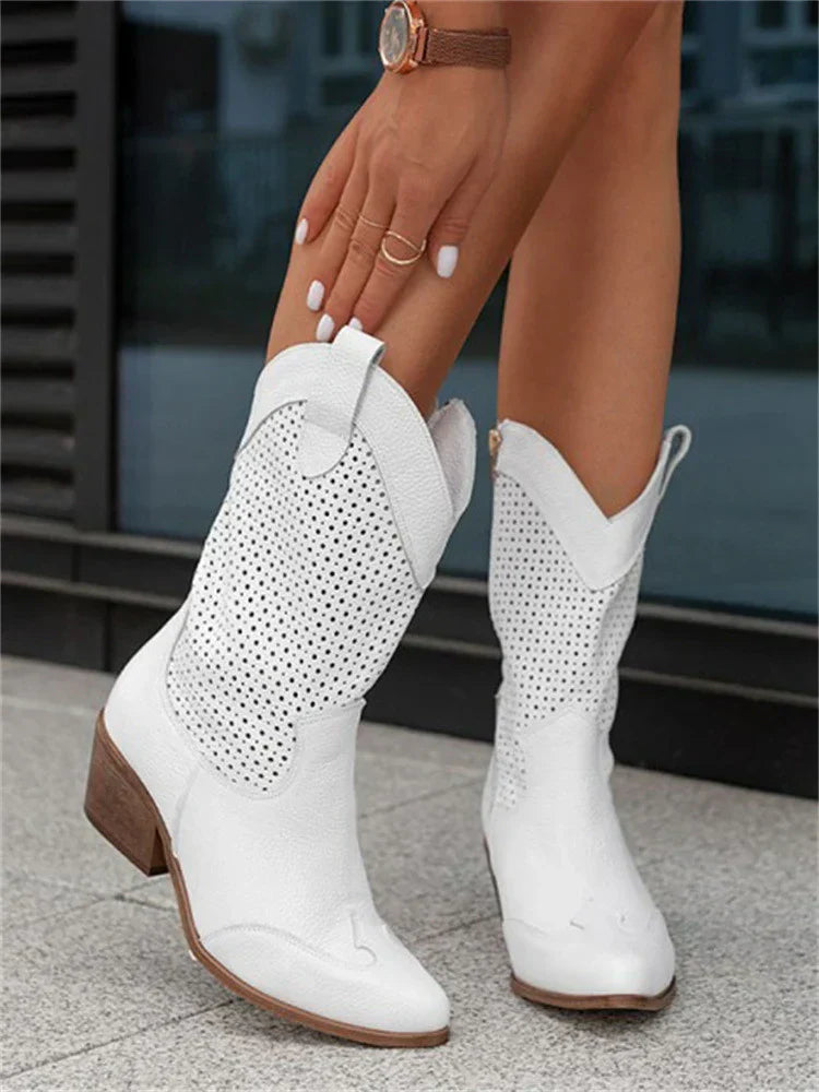Eileen - Western Ankle Boots