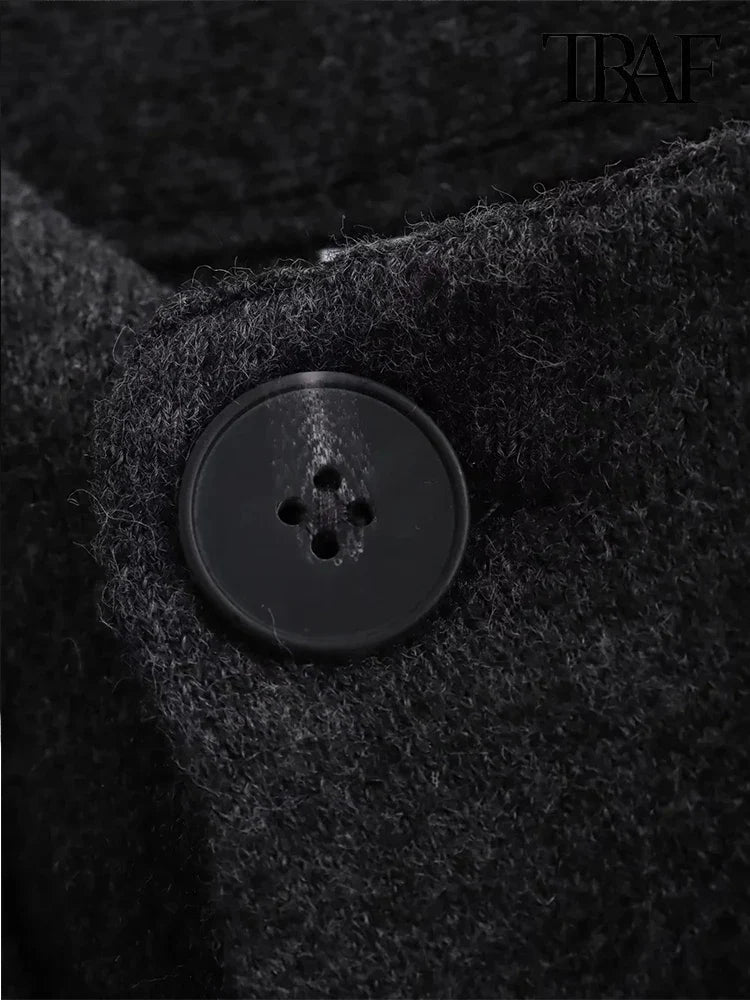 Ariana - Asymmetric Commuter Coat