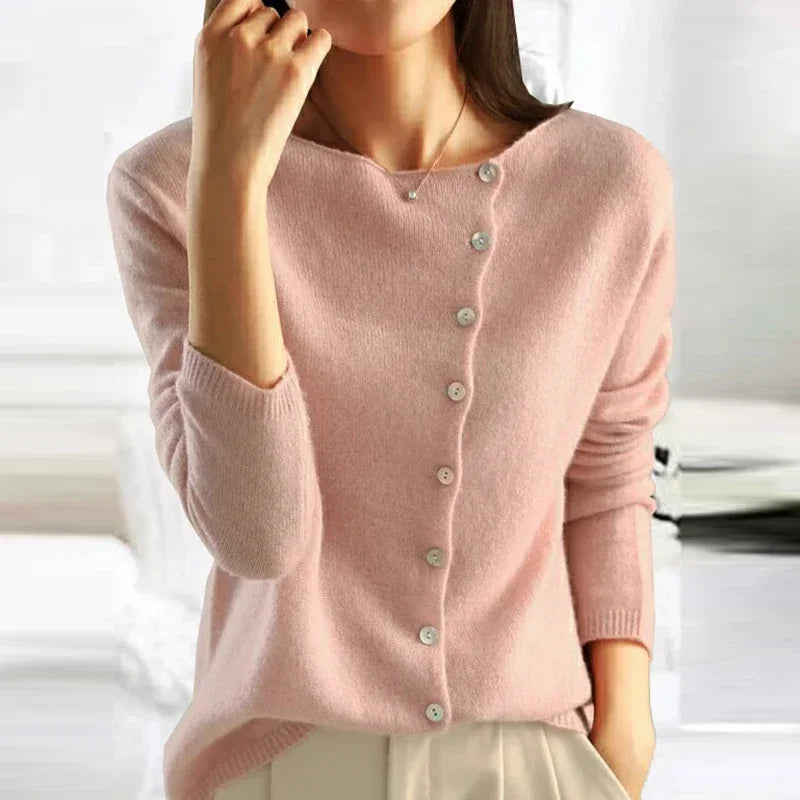 Women's Button-Front Soft Knit Cardigan